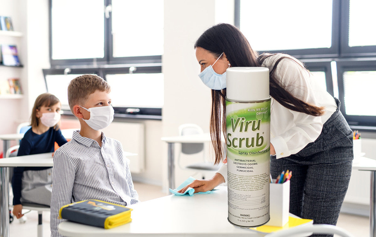 JaniSource ViruScrub Hospital Grade MRSA Disinfectant, Ready-To-Use Aerosol , 15 oz (Each) 
