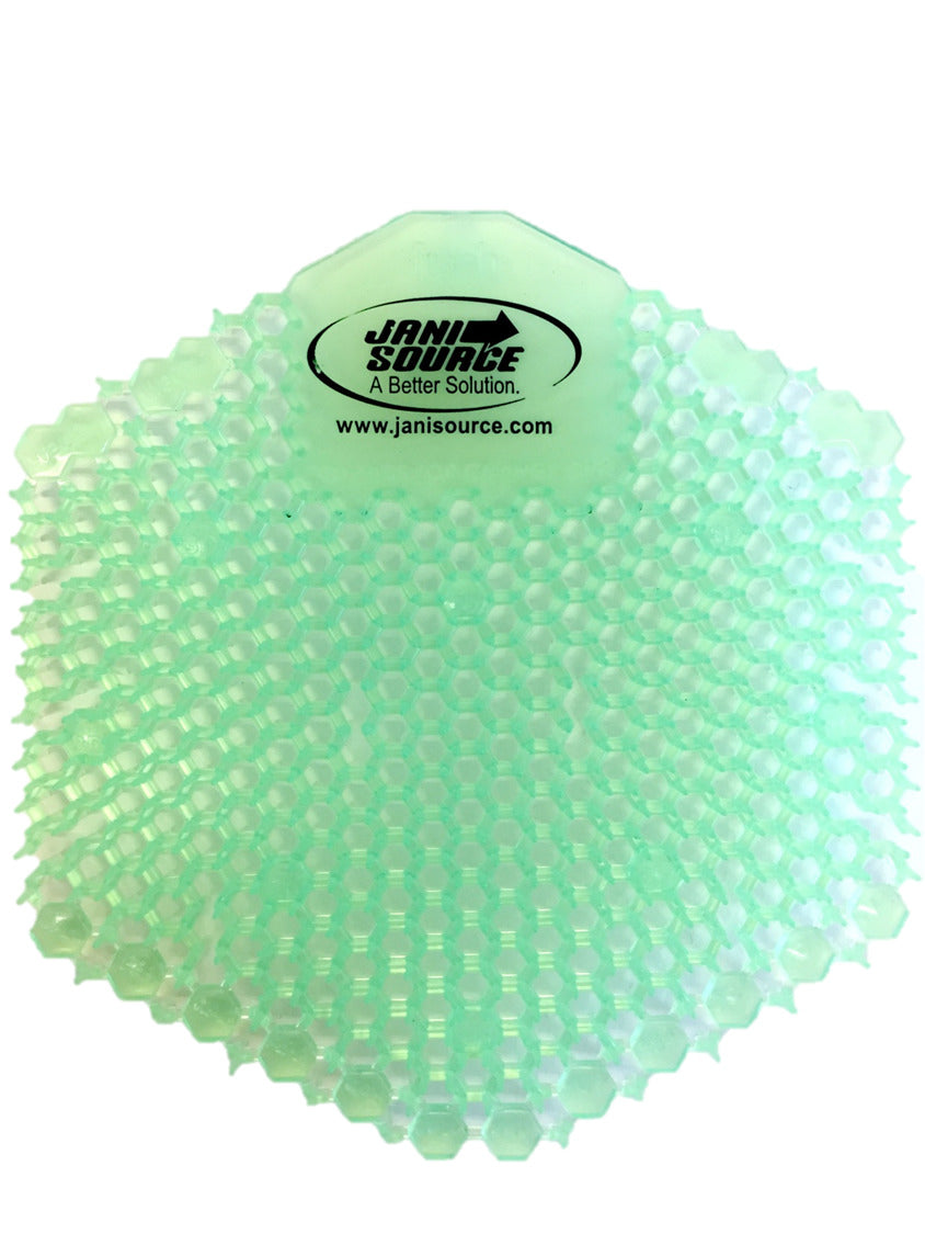 JaniSource Wave 3D Urinal Screen Deodorizer, Cucumber Melon, 2-Pack 