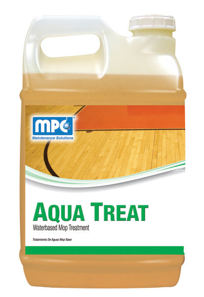 MPC Maintenance Solutions Aqua Treat Waterbased Mop Treatment, 2.5 Gallon - Case of 2 
