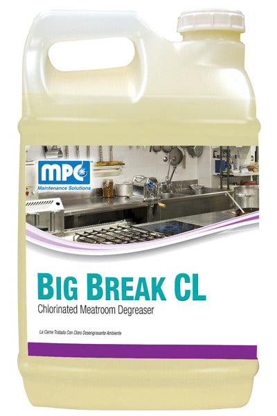 MPC Maintenance Solutions Big Break CL Chlorinated Meatroom Degreaser, 1 gallon - Case of 4 