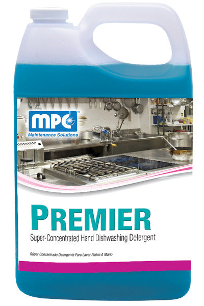 MPC Maintenance Solutions Premier Super Concentrated Hand Dishwashing Detergent, 1 gallon, Case of 4 