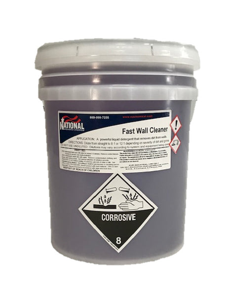 National Automotive Chemical Fast Wall Cleaner, 5 Gallon Pail 