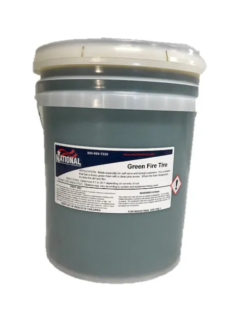 Green Fire Tire, Rim & Wheel Cleaner, Pine Scent, 5 Gallon Pail ...