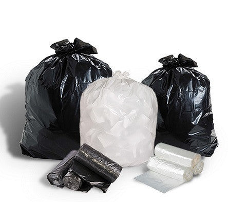 Performance Plus Trash Bags  30 x 36  .8 Mil 20-30 Gal Low Density X-Heavy Can Liner White - Case of 200 