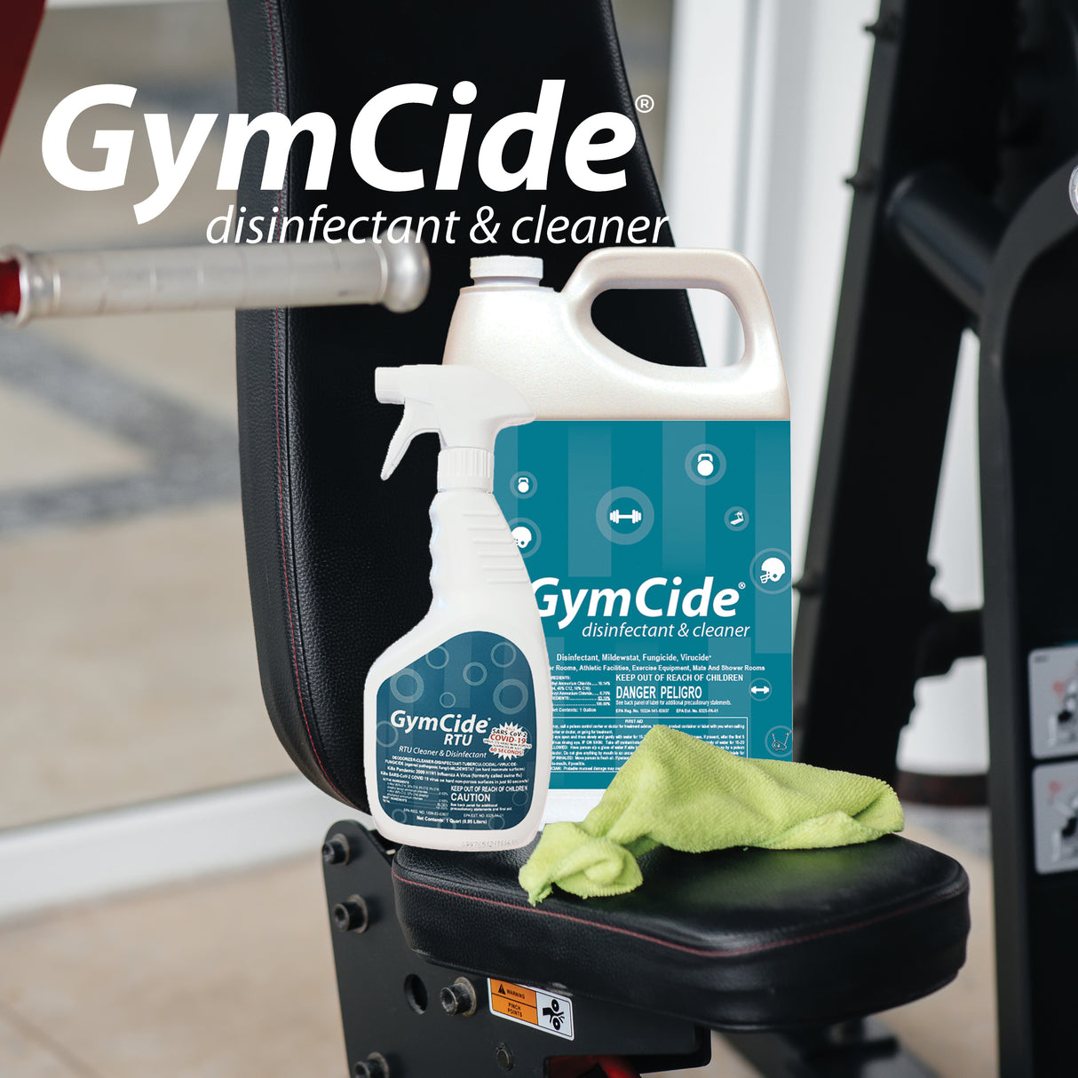 GymCide Concentrate Sports Disinfectant & Cleaner, Gallon
