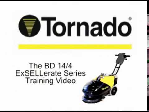 Tornado BD 14/4 Compact Cordless Floor Scrubber (99414)