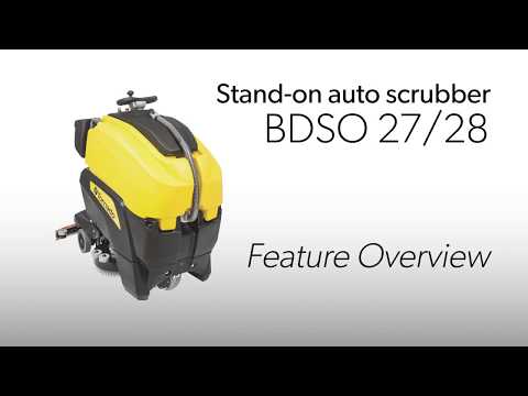 Tornado BDSO 27/28 Stand-On Auto Floor Scrubber w/6 V Wet-Acid Batteries (99786C)