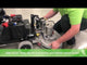 Video demonstrating the step-by-step process of installing the brush head on the IPC Eagle CT71XP50 autoscrubber, including aligning the brush head, securing it in place, and ensuring proper attachment for optimal cleaning performance