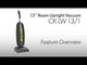 Tornado CK LW 13/1 - 13" Lightweight Roam, Battery Upright Vacuum (97300C)
