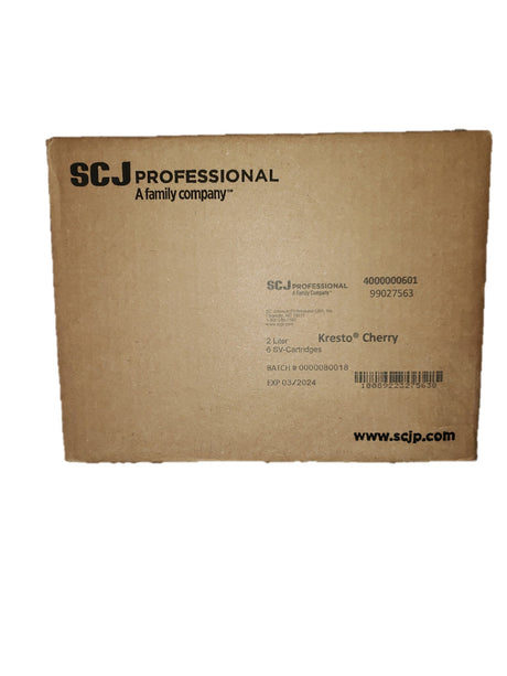 SC Johnson Professional Kresto Cherry Heavy Duty Hand Cleaner, 2 Liter Soft Bottle, Case of 6 (99027563) 