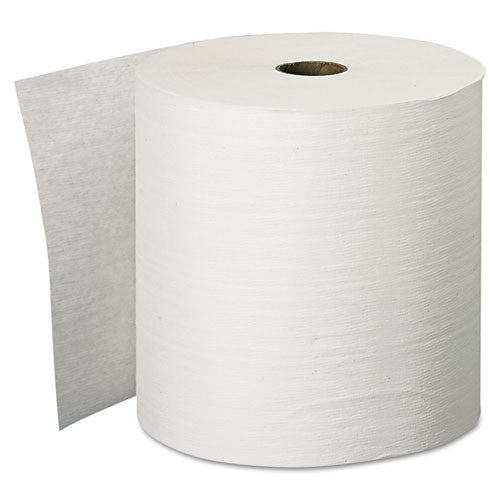  Scott Essential Plus Hard Roll Towels, 1.5" Core, 8" x 600 ft, White, 6 Rolls/Carton 