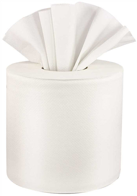 Solaris Paper Solaris Livi 45507 Center Pull Towels, 7.4" x 600 ft, White (Case of 6) 
