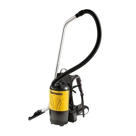 Tornado Pac-Vac 6 Roam 6-quart battery-powered backpack vacuum with ergonomic design, with kit attached, battery not included