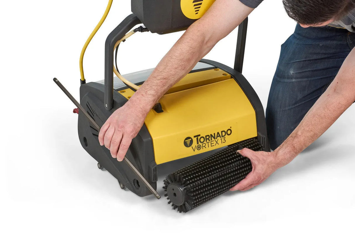 Tornado Vortex 18 Walk-Behind Floor Scrubber – Multi-Surface Cleaning ...