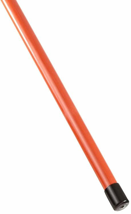 Zephyr Solid-Sider Fiberglass Mop Handle 60", Orange - Case of 6 